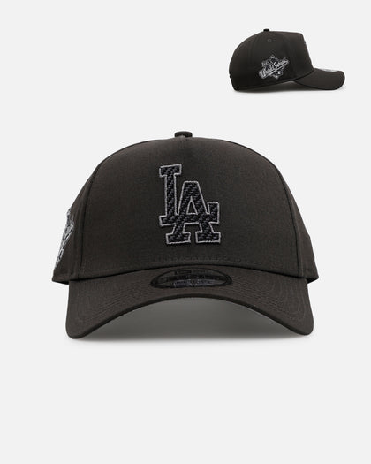 New Era Los Angeles Dodgers 'Carbon Weave' 9FORTY A-Frame Snapback Black