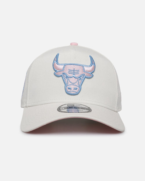New Era Chicago Bulls 'Easter Pastel' 9FORTY A-Frame Snapback Chrome White