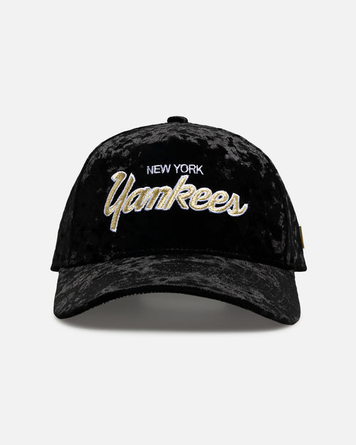 New Era New York Yankees 'Velvet' 9FORTY A-Frame Snapback Black/Gold