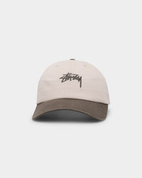 Stussy Stock Low Pro Cap Winter White/Dust