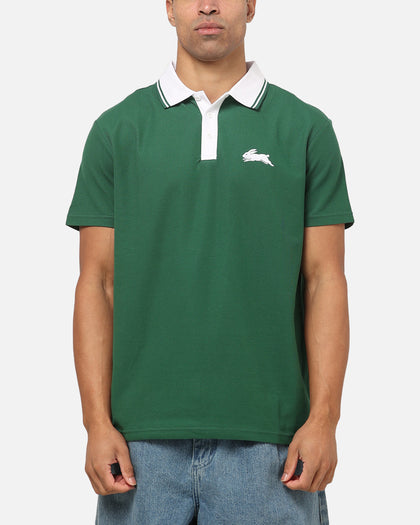 Bleacher Athletic South Sydney Rabbitohs NRL Adult Golf Polo T-Shirt Green