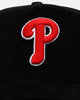New Era Philadelphia Phillies 'Black Cord' 9FORTY A-Frame Corduroy Snapback Black