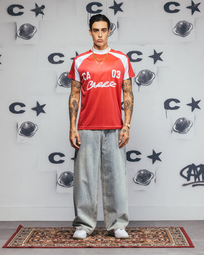 Carre Striker Jersey T-Shirt Red/White