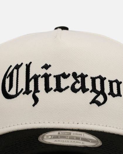 New Era Chicago White Sox 'City Pack' 9FORTY A-Frame Snapback Chrome/Black