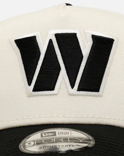 New Era Washington Commanders 'Easy Chrome Black' 9FORTY A-Frame Snapback Chrome/Black