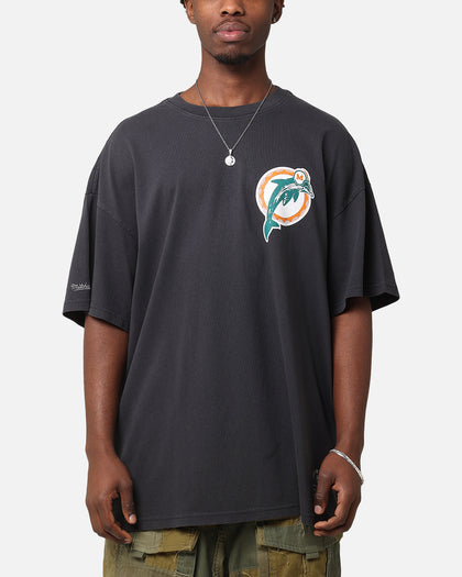 Mitchell & Ness Miami Dolphins 'Alter Ego' Flames T-Shirt Faded Black