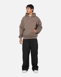 Jordan Brooklyn Fleece Oversized Hoodie Olive Grey