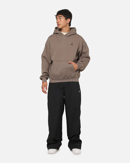 Jordan Brooklyn Fleece Oversized Hoodie Olive Grey