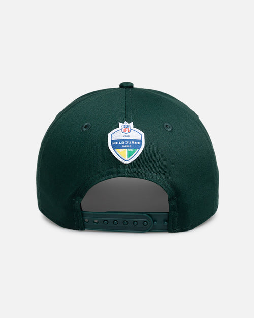New Era NFL Melbourne 2026 9Forty A-Frame Snapback Dark Green