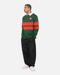 Bleacher Athletic South Sydney Rabbitohs NRL Legacy Rugby Polo Shirt Green