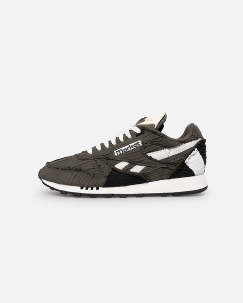 Reebok X MARKET Classic Leather Pump Army Green/Core Black