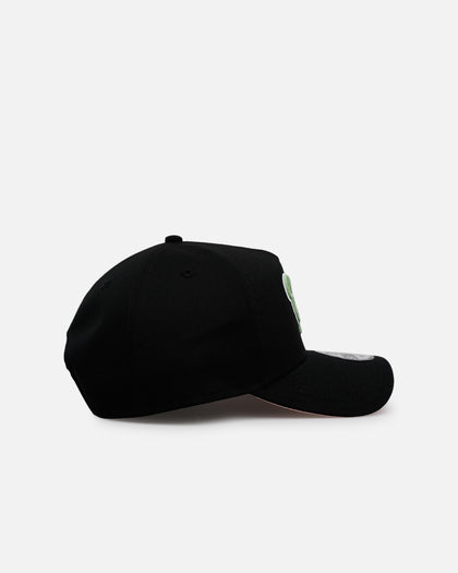 New Era Chicago Cubs 'Satin Flower' 9FORTY A-Frame Snapback Black/Pink