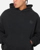 Saint Morta Distressed Hoodie Black Wash