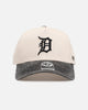 47 Brand Detroit Tigers 'Washed Black Visor' 47 Offside Snapback Natural