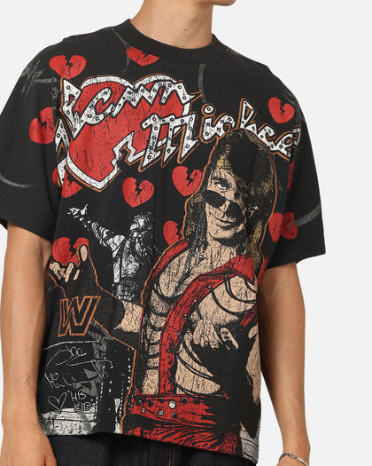 Culture Kings X WWE Shawn Michaels All Over Print T-Shirt Black