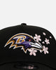 New Era Baltimore Ravens 'Cherry Blossoms' 9FORTY A-Frame Snapback Official Team Color