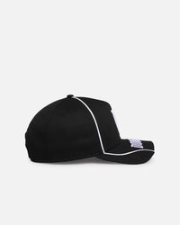 New Era Los Angeles Dodgers 'Piping' 9FORTY A-Frame Snapback Black/White