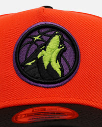New Era Minnesota Timberwolves 'Halloween' 9FORTY A-Frame Snapback Orange/Black