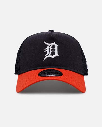 New Era Detroit Tigers 'Washed Truckers' 9FORTY A-Frame Trucker Snapback Official Team Color