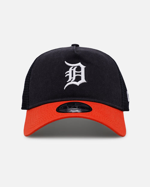 New Era Detroit Tigers 'Washed Truckers' 9FORTY A-Frame Trucker Snapback Official Team Color
