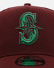 New Era Seattle Mariners 'Frosted Burgundy' 9FORTY A-Frame Snapback Burgundy