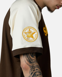 Pro Standard San Diego Padres Double Knit Raglan T-Shirt Brown