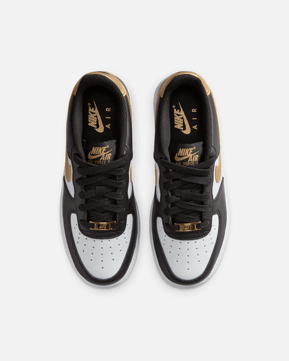 Nike Kids' Air Force 1 (GS) Black/Metallic Gold