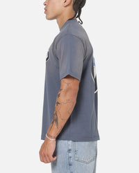 Market F The World T-Shirt Indigo Blue