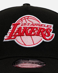 New Era Los Angeles Lakers 'Black And Pink' 9FORTY A-Frame Snapback Black/Pink