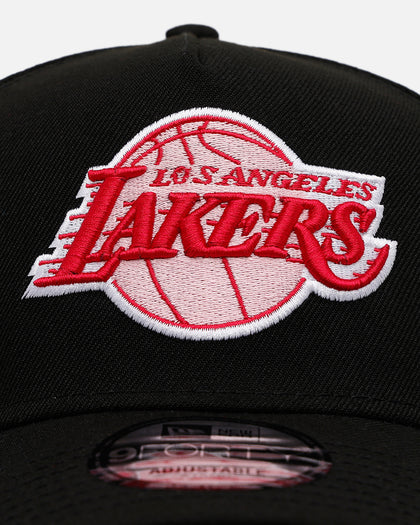 New Era Los Angeles Lakers 'Black And Pink' 9FORTY A-Frame Snapback Black/Pink
