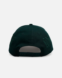 New Era Los Angeles Dodgers 'Gothic Script Two Tone' 9FORTY A-Frame Snapback Dark Green/Black