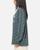 Carre Collective Stripe Long Sleeve T-Shirt Navy Stripe
