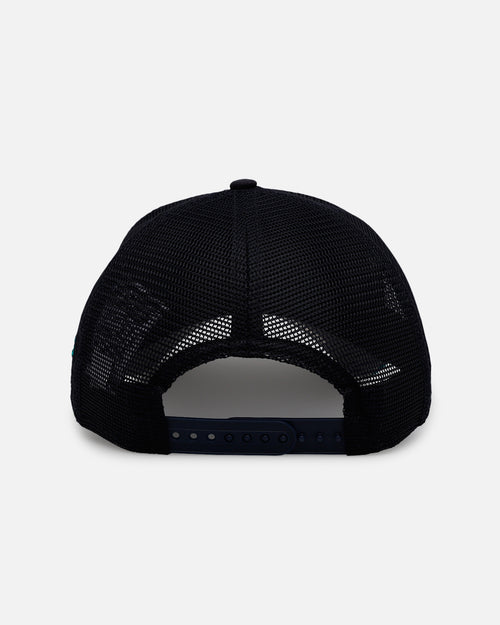 New Era Seattle Mariners 'Washed Truckers' 9FORTY A-Frame Trucker Snapback Official Team Color