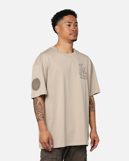 Pro Standard Los Angeles Dodgers Drop Shoulder T-Shirt Taupe