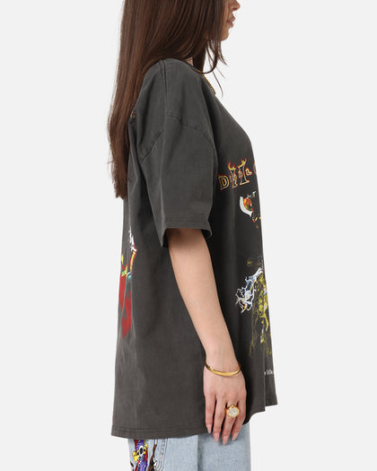 73Studio X Diablo Halloween Heroes Are Born Heavyweight T-Shirt Black Wash