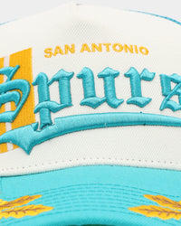 Pro Standard San Antonio Spurs Visor Elite Trucker Eggshell/Teal