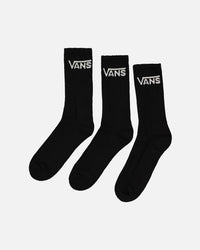 Vans Classic Crewcut Socks 6.5-9 3 Pack Black