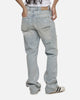 Represent Painted Denim Jeans Coastal Blue