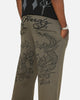Ed Hardy Dragon Trackpants Washed Olive