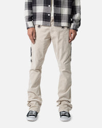 MNML B374 Flare Denim Jeans White
