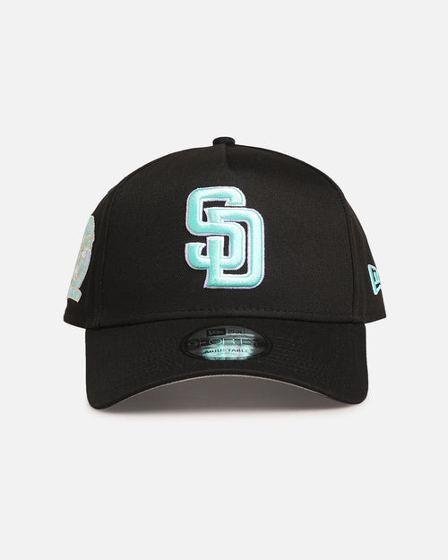 New Era San Diego Padres 'Black Aqua' 9FORTY A-Frame Snapback Black/Aqua