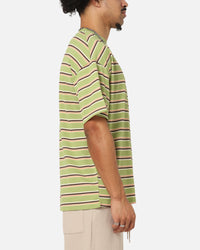 XXIII Standard Stripe T-Shirt Green/Orange