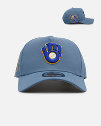 New Era Milwaukee Brewers 'Faded Blue' 9FORTY A-Frame Snapback Faded Blue