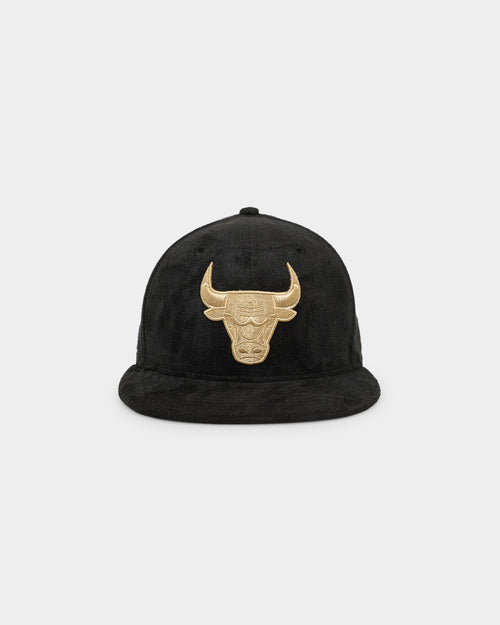 New Era Chicago Bulls 'Black Tan Suede' 59FIFTY Fitted Black/Tan