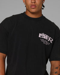 Loiter Dustborn T-Shirt Black Acidwash