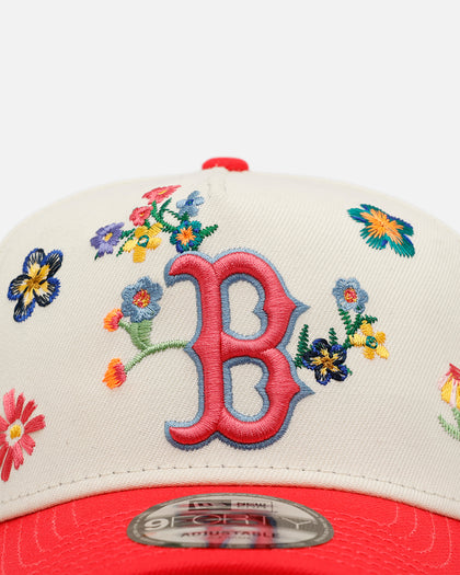 New Era Boston Red Sox Summer Flowers 3.0 9FORTY A-Frame Snapback Pink
