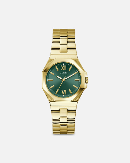 Guess Mainline Women's Empress Bracelet Watch Gold/Green