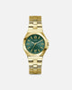 Guess Mainline Women's Empress Bracelet Watch Gold/Green