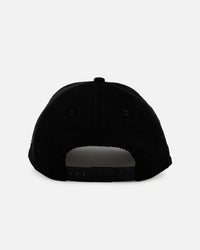New Era Texas Rangers 'Black Cord' 9FORTY A-Frame Corduroy Snapback Black