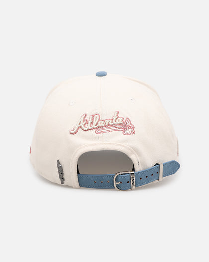 Pro Standard Atlanta Braves 'Tapestry' Pinch Front Strapback Natural